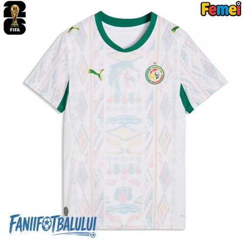 Senegal Echipament de Fotbal Replică Mondial 2026 Femei Acasa Senegal Echipament de Fotbal Replică Mondial 2026 Femei Acasa